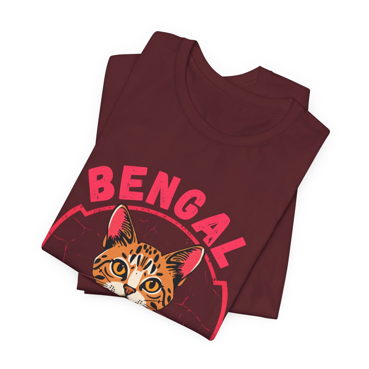 Bengal funny t-shirt variant 89 - Bengal Cat Funny T-Shirt - Wild At Heart Spoiled At Home - black