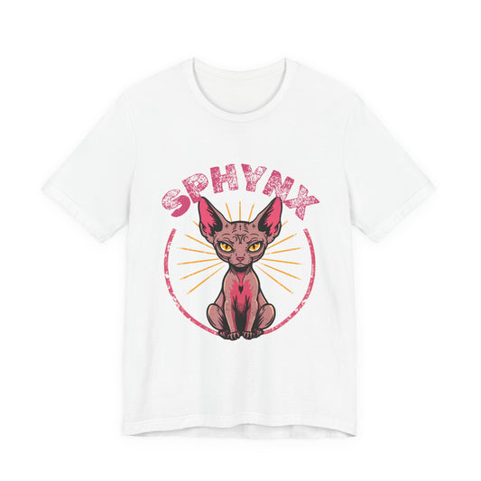 Cat funny t-shirt variant 2 - Sphynx Cat Funny T-Shirt - Naked & Unbothered - black