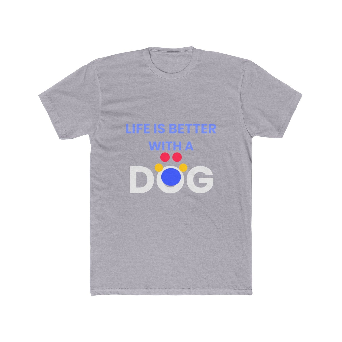 Golden Retriever funny t-shirt variant 2 - Golden Retriever - Life Is Better With A Dog - black