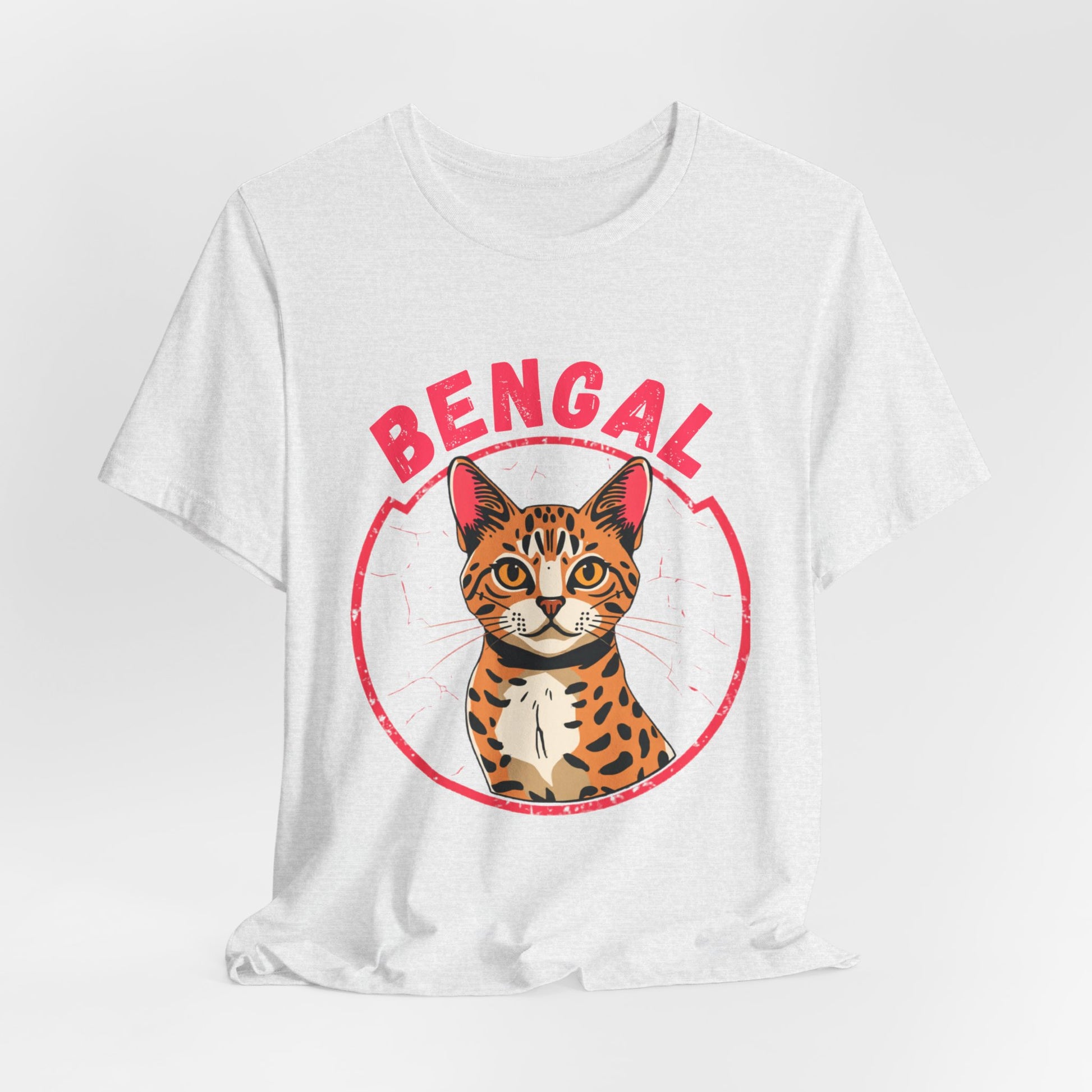 Bengal funny t-shirt variant 26 - Bengal Cat Funny T-Shirt - Wild At Heart Spoiled At Home - black