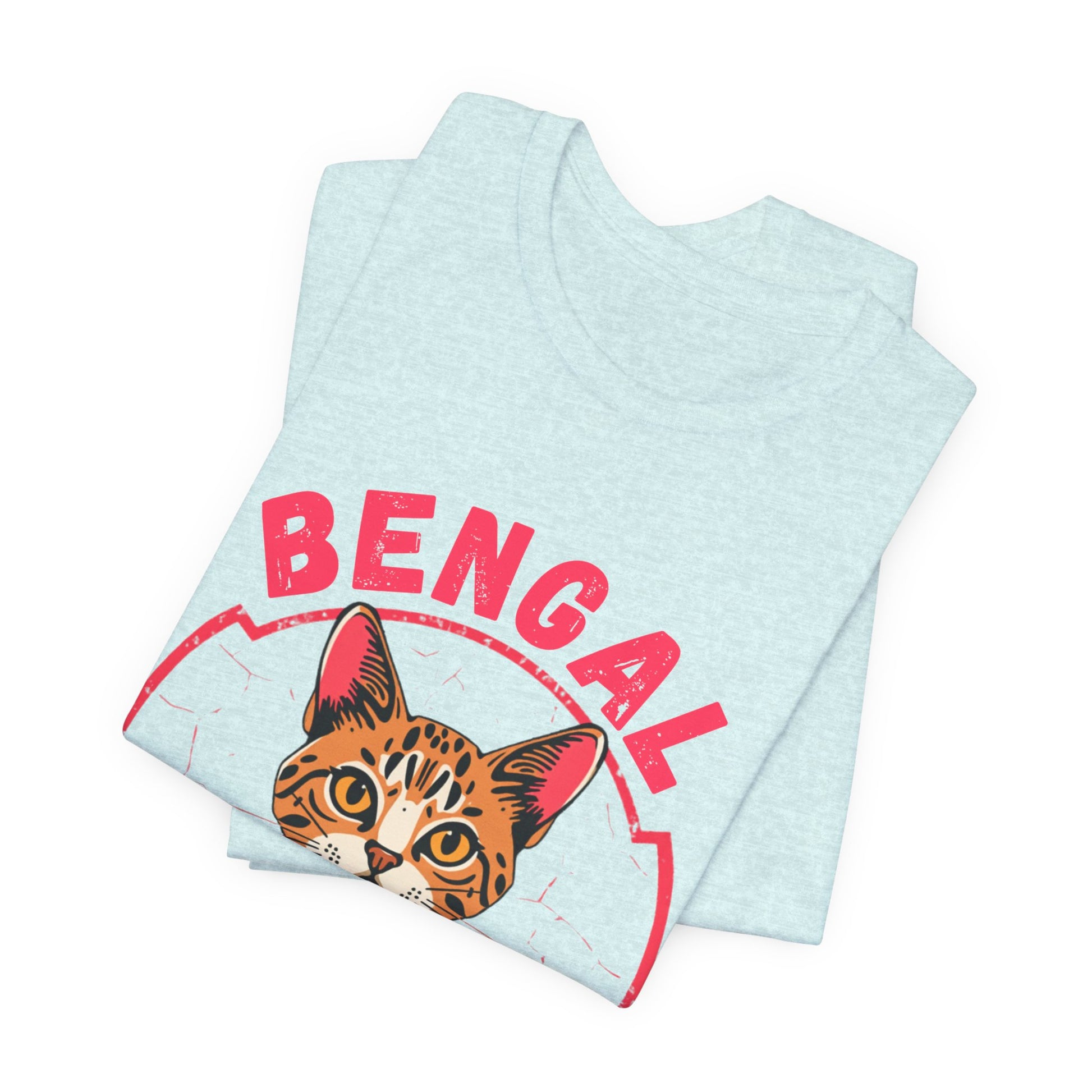 Bengal funny t-shirt variant 53 - Bengal Cat Funny T-Shirt - Wild At Heart Spoiled At Home - black