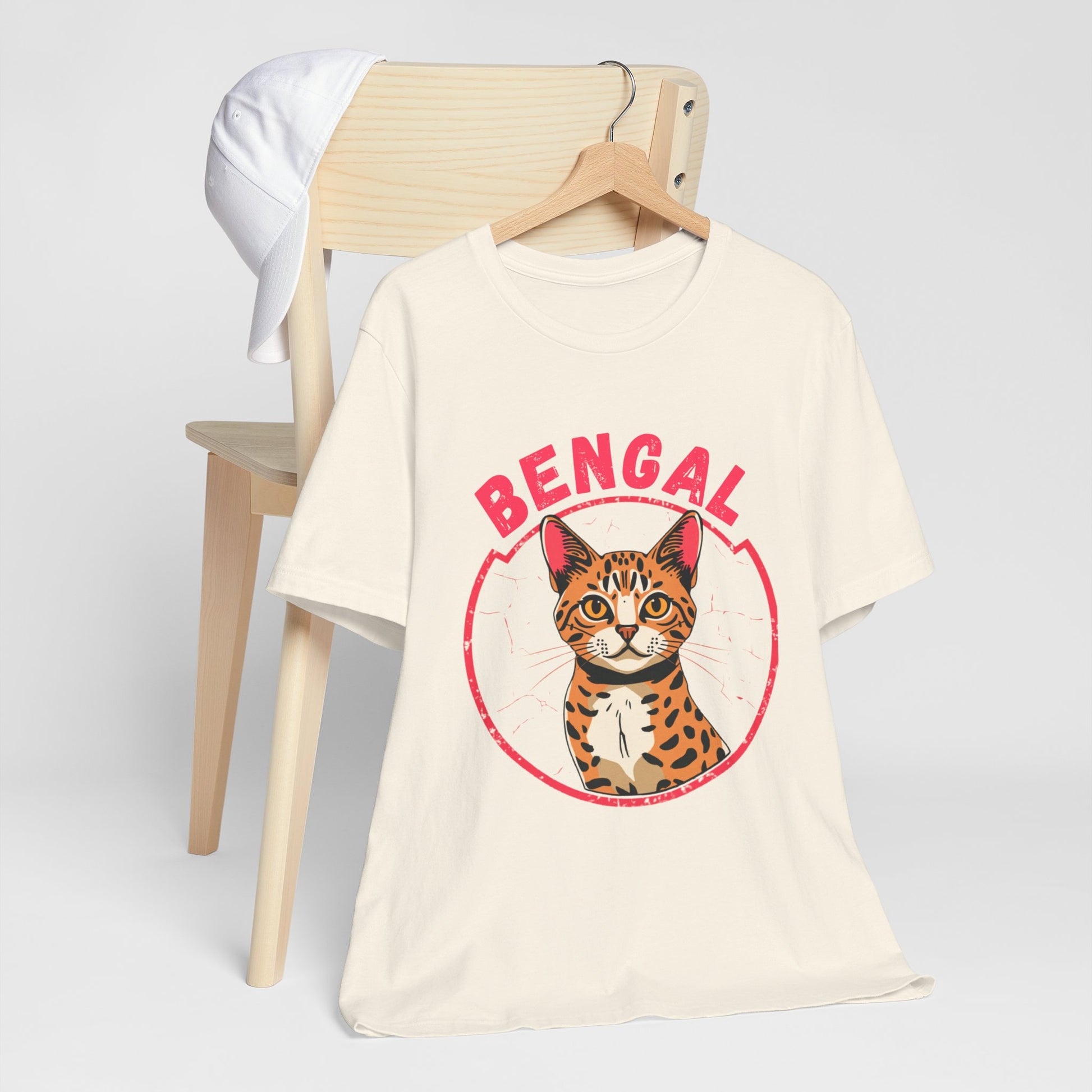 Bengal funny t-shirt variant 39 - Bengal Cat Funny T-Shirt - Wild At Heart Spoiled At Home - black
