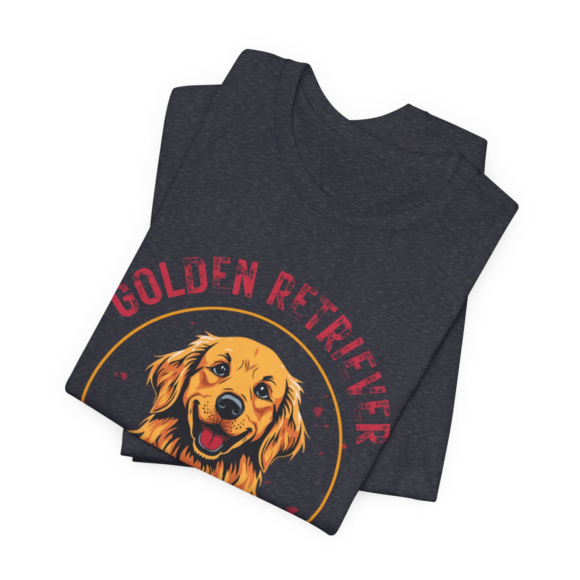 Golden Retriever funny t-shirt variant 60 - Golden Retriever Funny T-Shirt - Loyal Lovable & Slightly Overdressed - black
