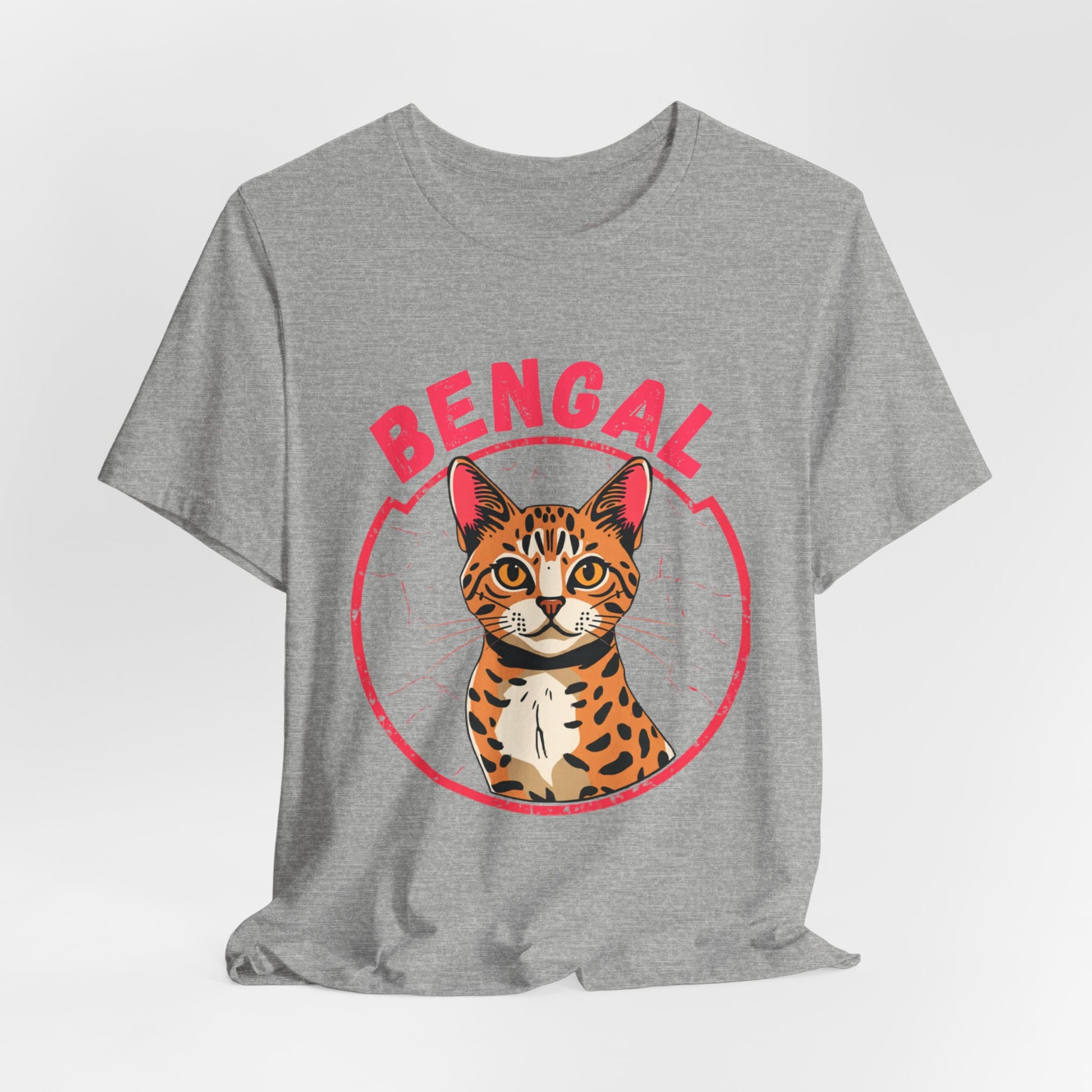 Bengal funny t-shirt variant 62 - Bengal Cat Funny T-Shirt - Wild At Heart Spoiled At Home - black