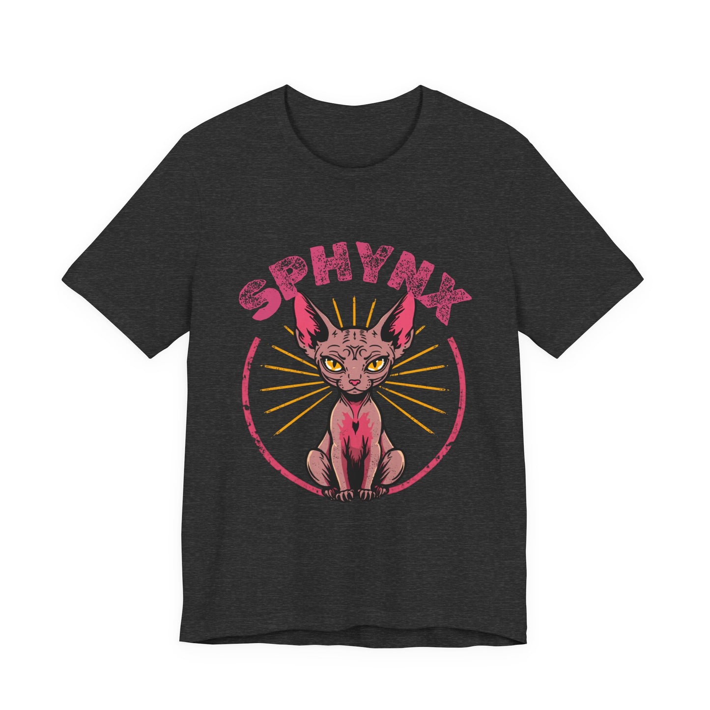 Cat funny t-shirt variant 9 - Sphynx Cat Funny T-Shirt - Naked & Unbothered - black