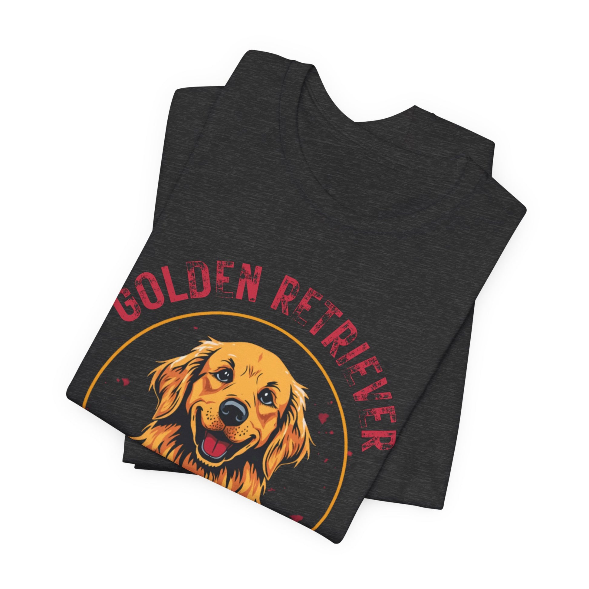 Golden Retriever funny t-shirt variant 57 - Golden Retriever Funny T-Shirt - Loyal Lovable & Slightly Overdressed - black