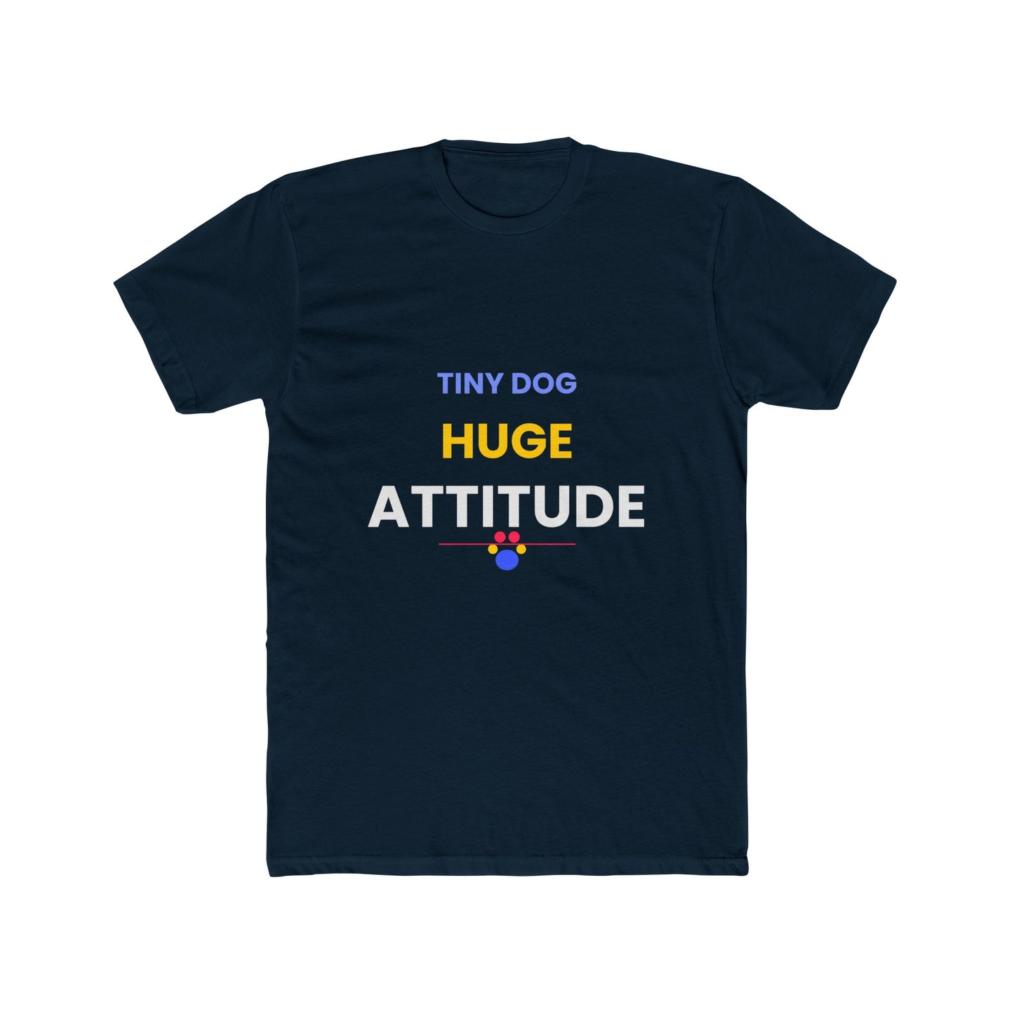 Yorkie funny t-shirt variant 3 - Yorkie - Tiny Dog Huge Attitude - black