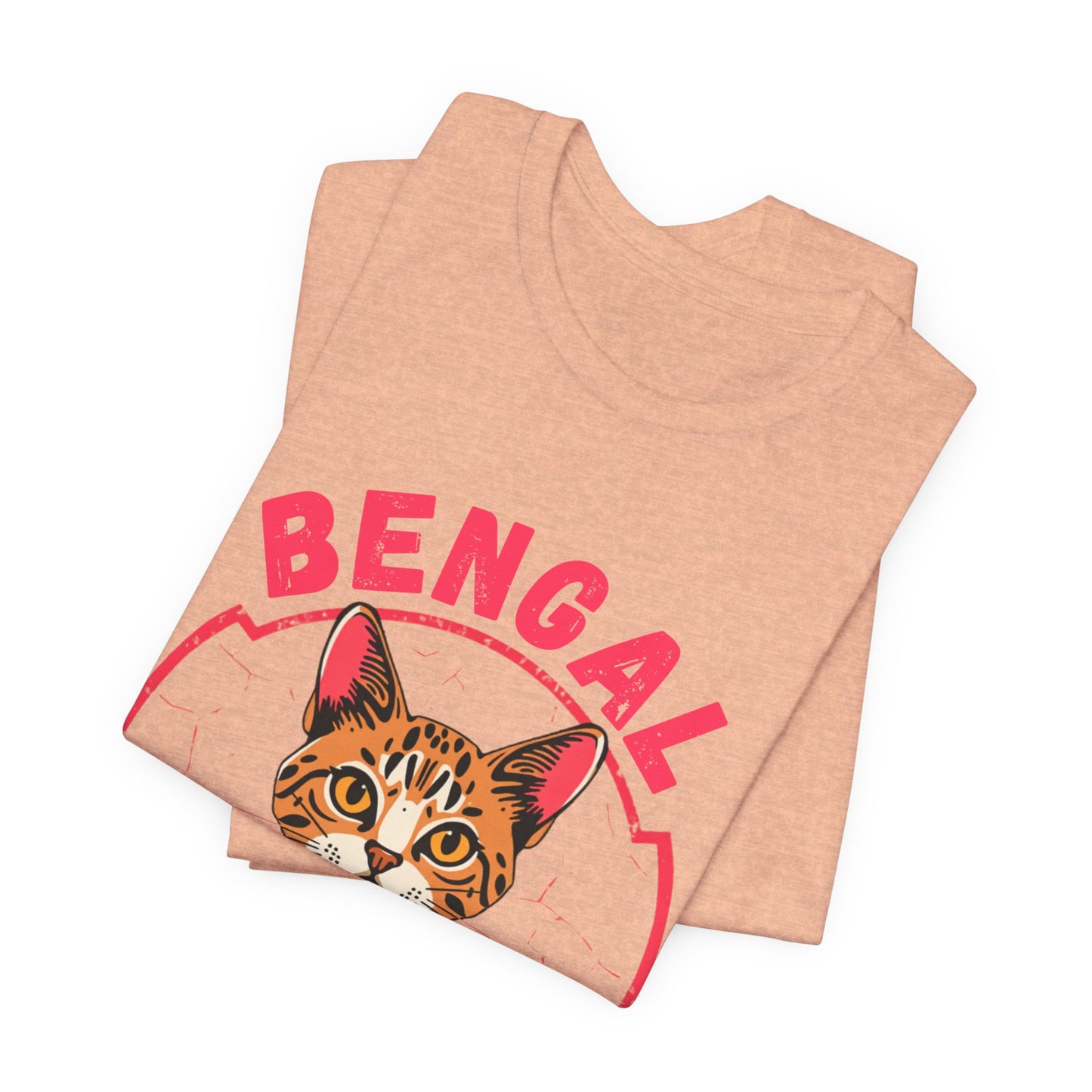 Bengal funny t-shirt variant 41 - Bengal Cat Funny T-Shirt - Wild At Heart Spoiled At Home - black
