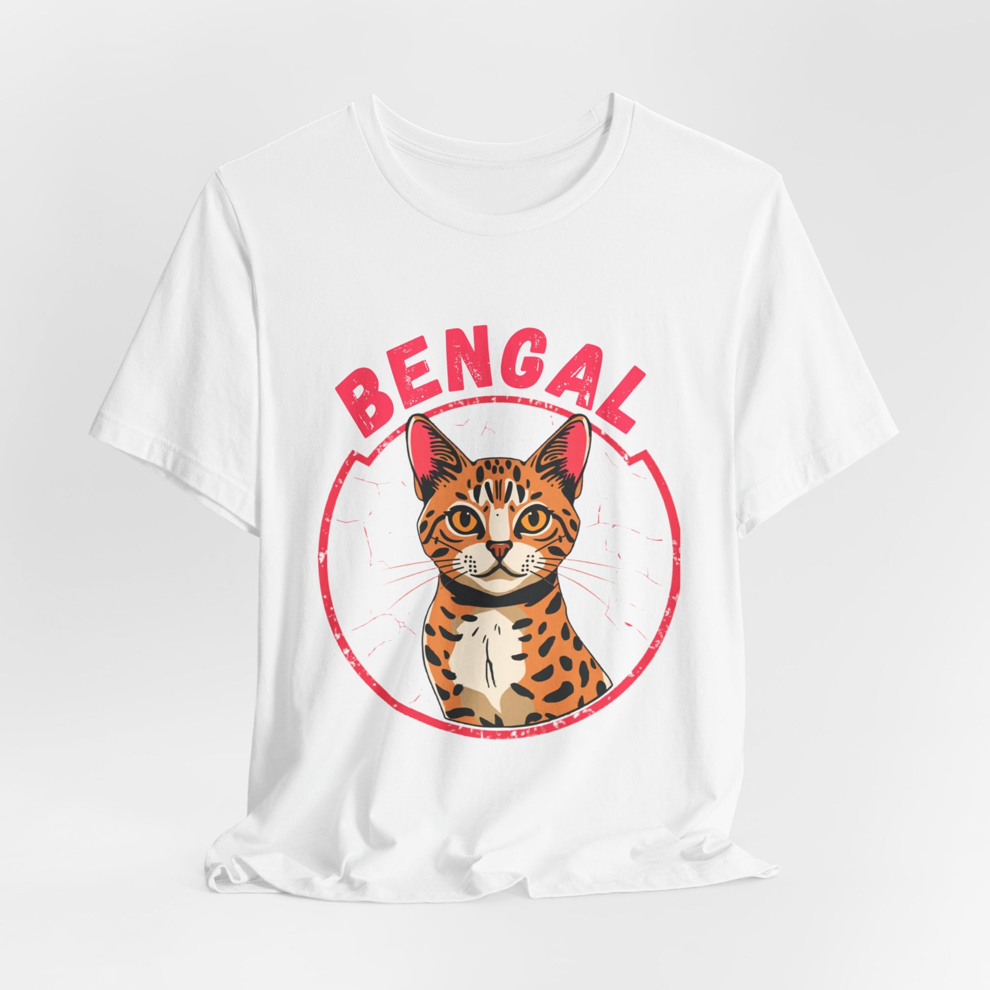 Bengal funny t-shirt variant 22 - Bengal Cat Funny T-Shirt - Wild At Heart Spoiled At Home - black