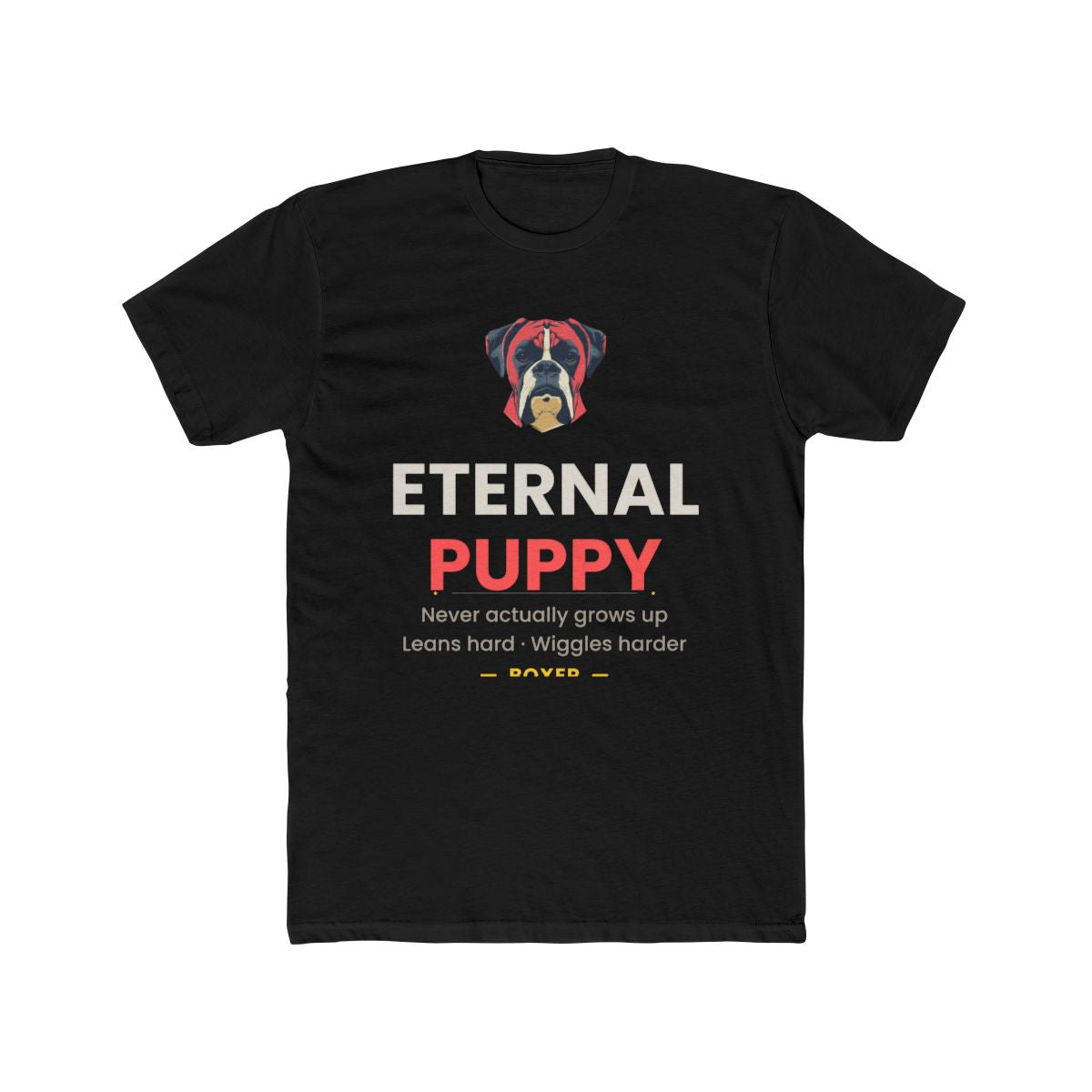 Boxer - Eternal Puppy — illustrated front mockup