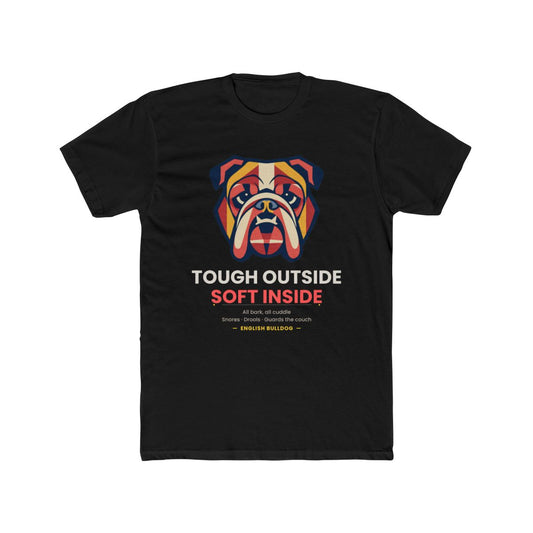 Bulldog - Tough On The Outside / Soft On The Inside — illustrated front mockup