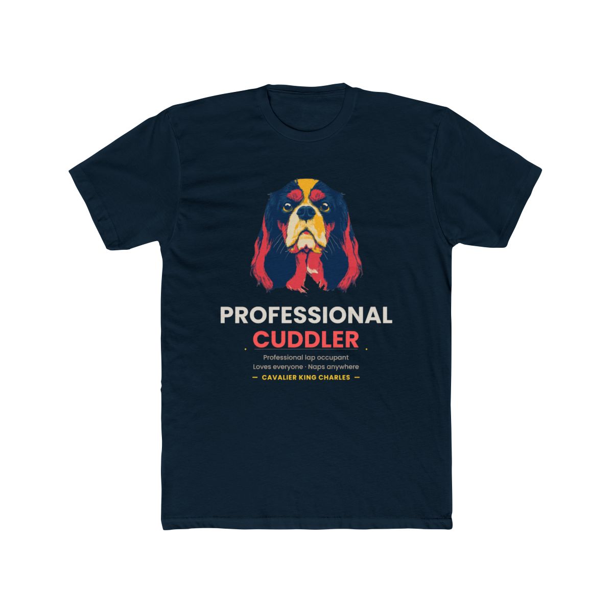 Cavalier King Charles - Professional Cuddler - Solid Midnight Navy