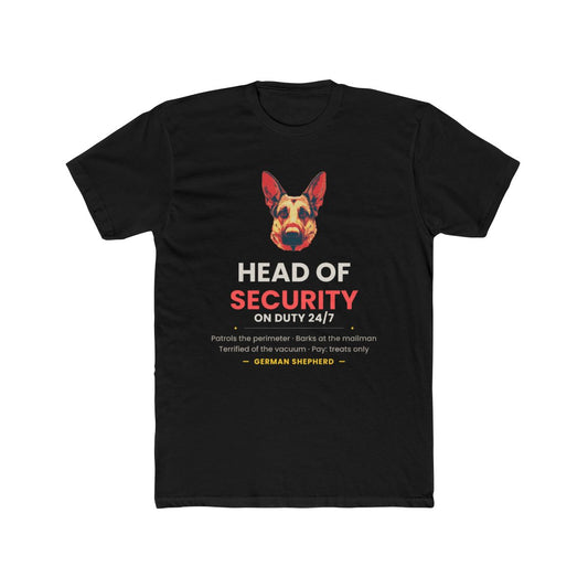 German Shepherd - Head Of Security — illustrated front mockup