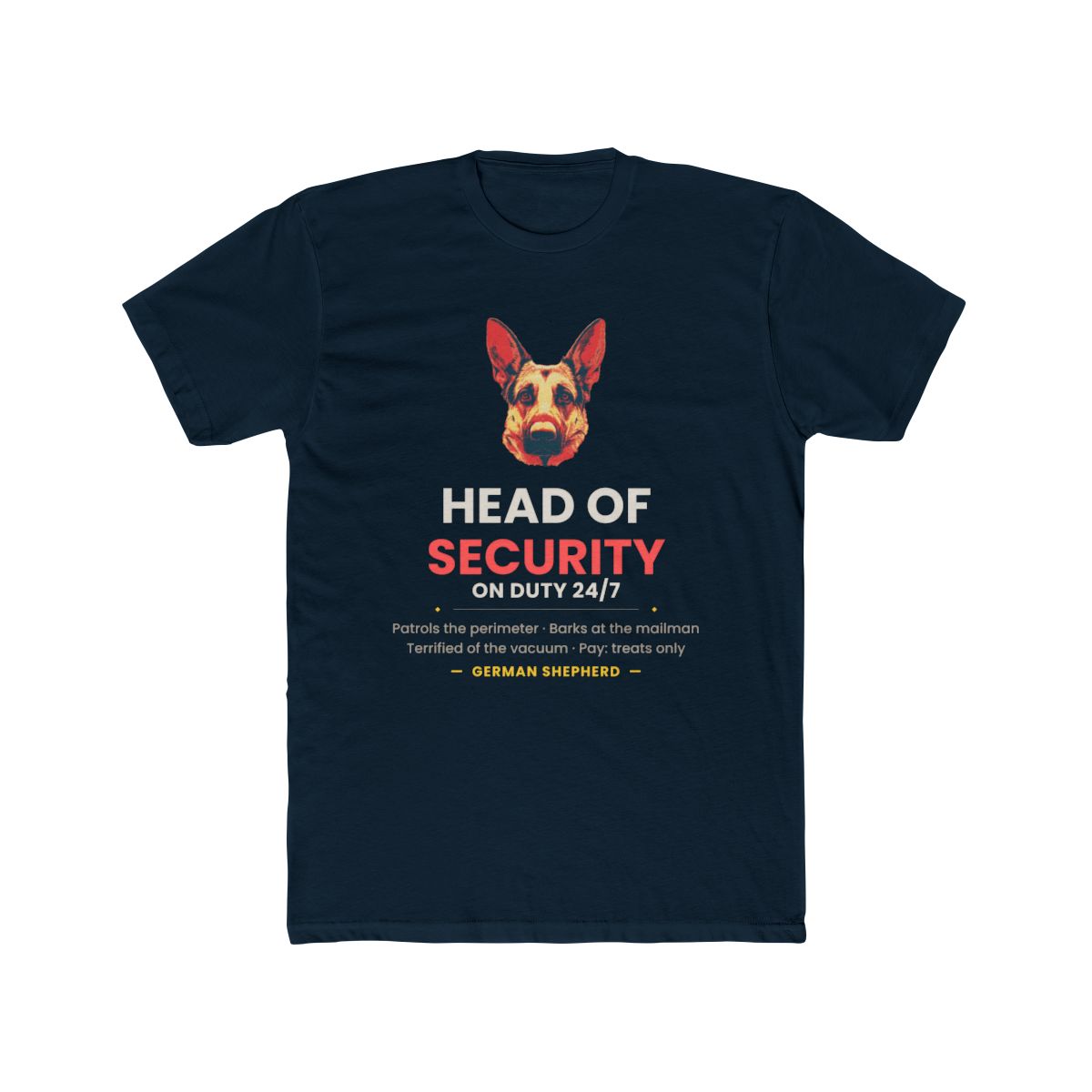 German Shepherd - Head Of Security - Solid Midnight Navy